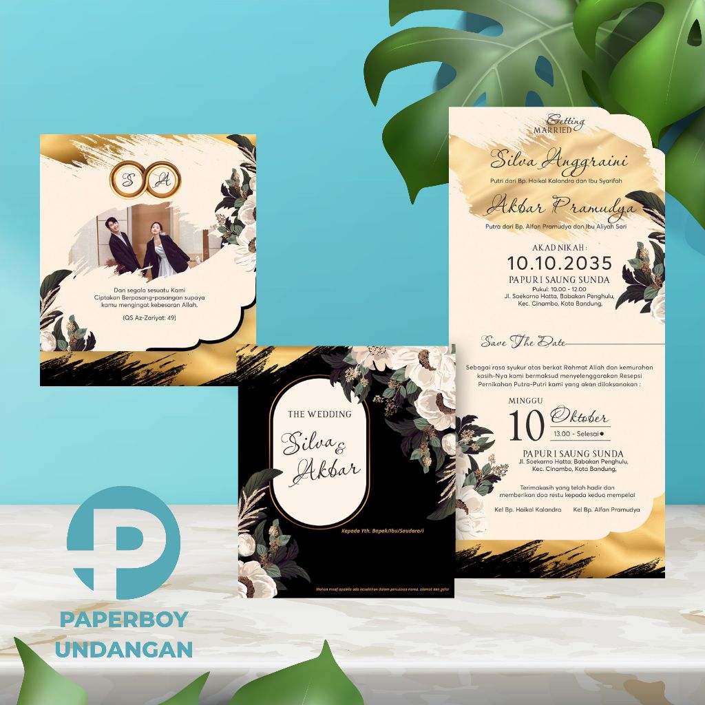 UNDANGAN PERNIKAHAN KEKINIAN UNDANGAN NIKAH SERI CANTIK 102