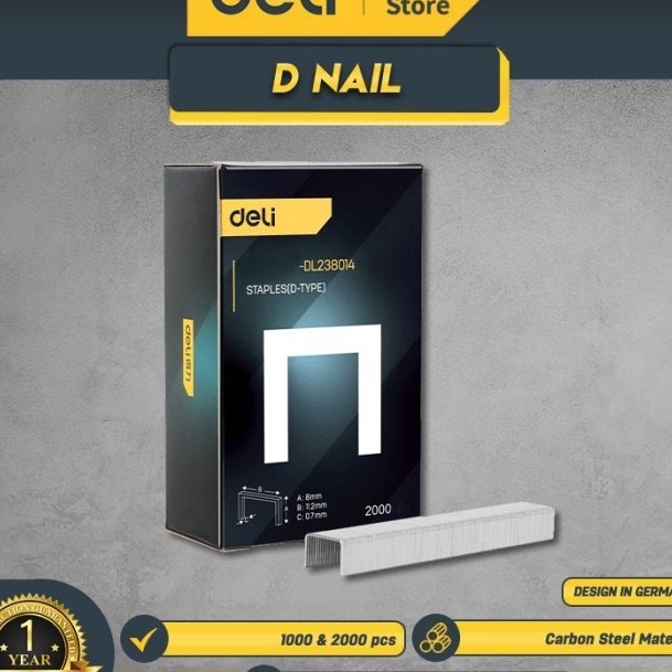 

PENGIRIMAN CEPAT Deli Tools Isi Ulang Staples Tembak 3 Model 2pcs DL2381X