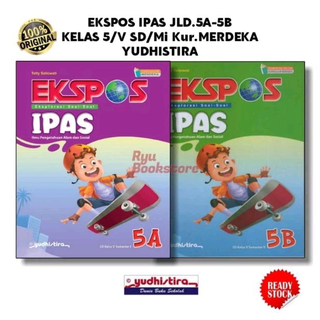 Ekspos IPAS Jilid 5A-5B Kls.5 SD/Mi | Merdeka | Yudhistira