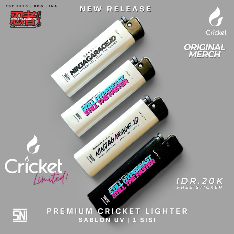 CRICKET ORIGINAL MERCHANDISE NINJAGARAGEID-KOREK CRICKET NINJAGARAGE-CRICKET PREMIUM CUSTOM-KOREK AP