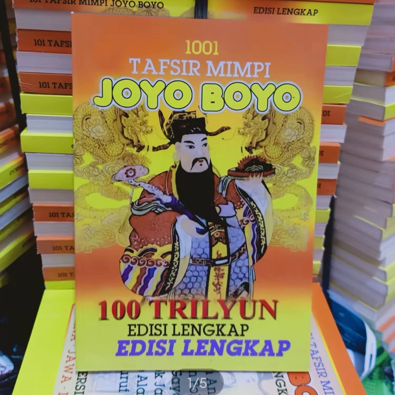 BUKU 1001 TAFSIR MIMPI TOGEL JOYO BOYO WARNA TERLENGKAP