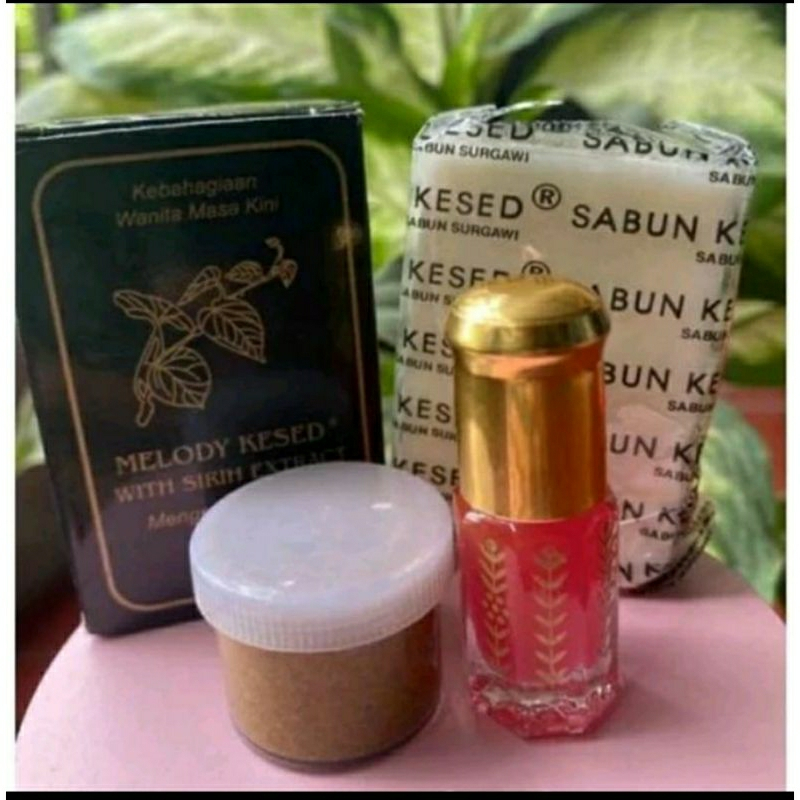 PAKET BODYCARE SABUN KESED MELODY + MISK PENGANTIN + CREAM DAYAK