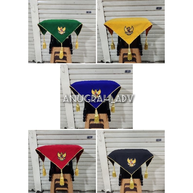 alas baki taplak baki upacara bendera paskibraka BANDULAN
