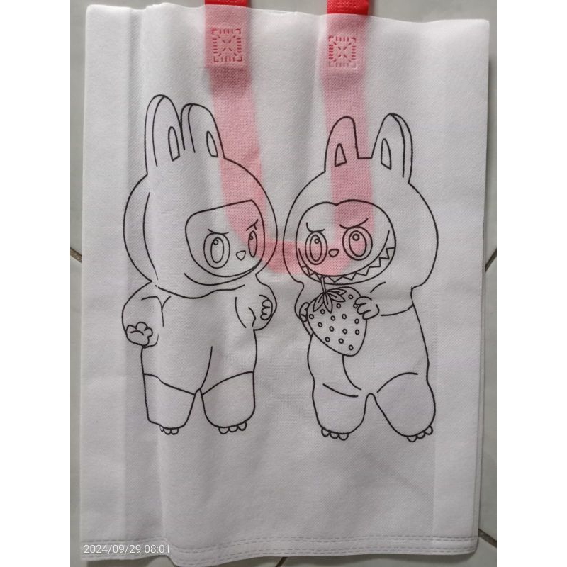

tas spundbond mewarnai motif cowok/tas mewarnai/tas lukis