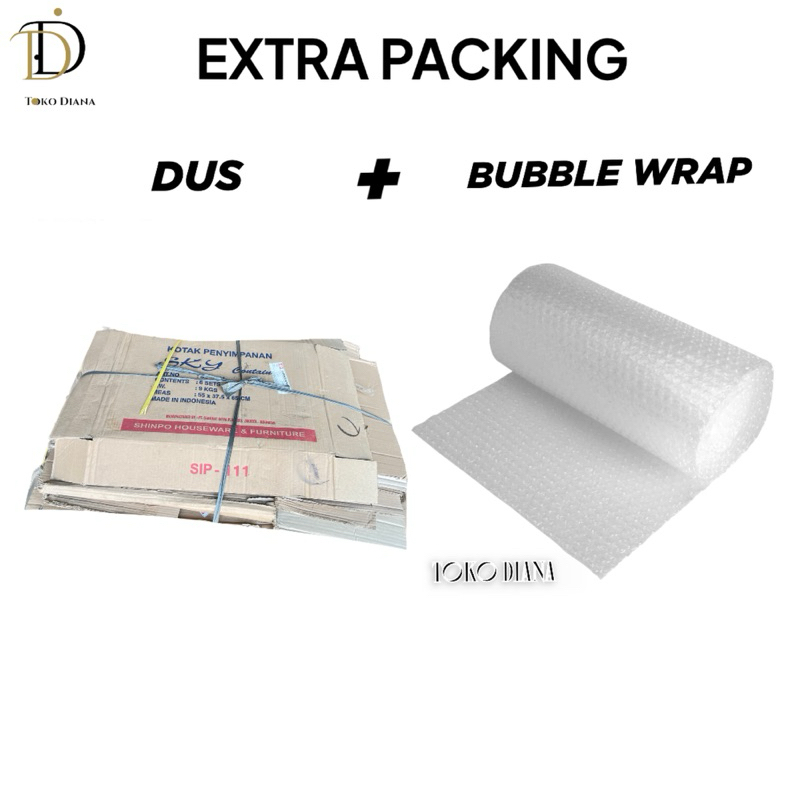 

Packing Tambahan Lapisan Kardus dan Bubble Wrap PACKING UNTUK PECAH BELAH !