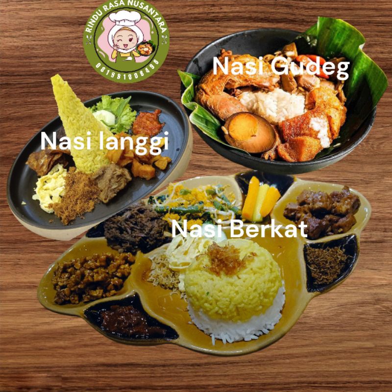 

nasi besek berkat, lingga, gudeg nusantara