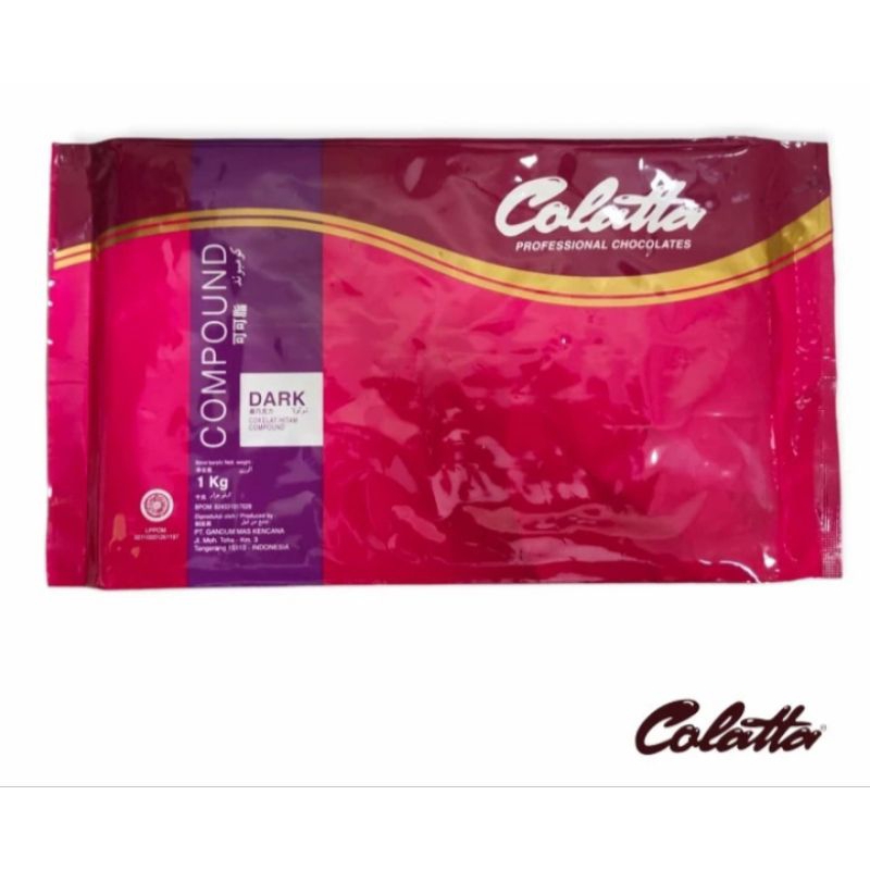 

Colatta Dark Chocolate Compound 1Kg Cokelat Masak blok