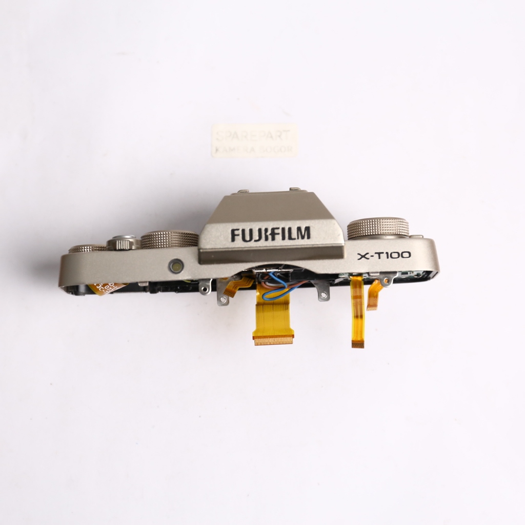 top cover fujifilm xt100 sparepart fujifilm xt100 gold