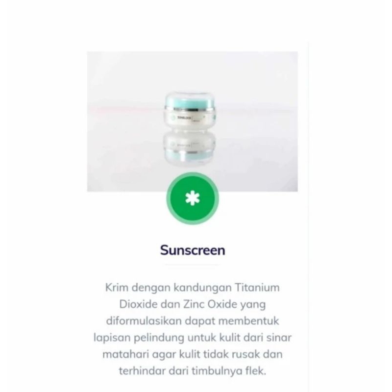 Cream tabir surya / sun cream