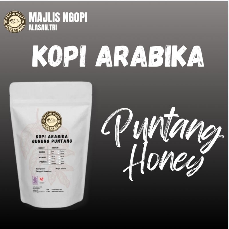 

Kopi Bubuk / Biji Kopi Arabica Gunung Puntang Honey Proses 1 Kg