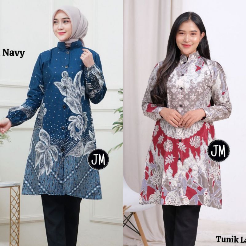 TUNIK BATIK WANITA ATASAN MODEL BOLERO TERBARU M L XL XXL XXXL