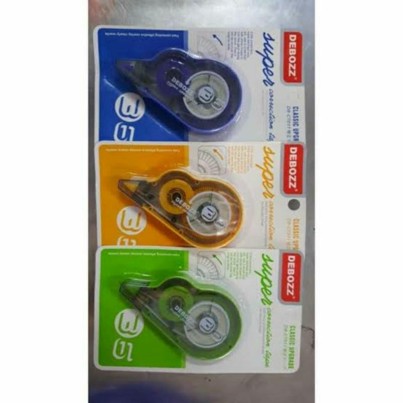 

DEBOZZ CORRECTION TAPE / TIP-EX KERTAS / PITA KOREKSI 25MX5mm 12pcs