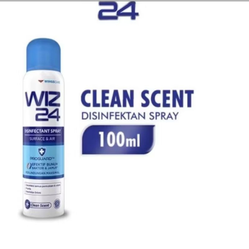 wiz 24 disinfektan / disinfektan wiz 24 / wiz 24 air disinfektan 100ml / wiz 24 wings