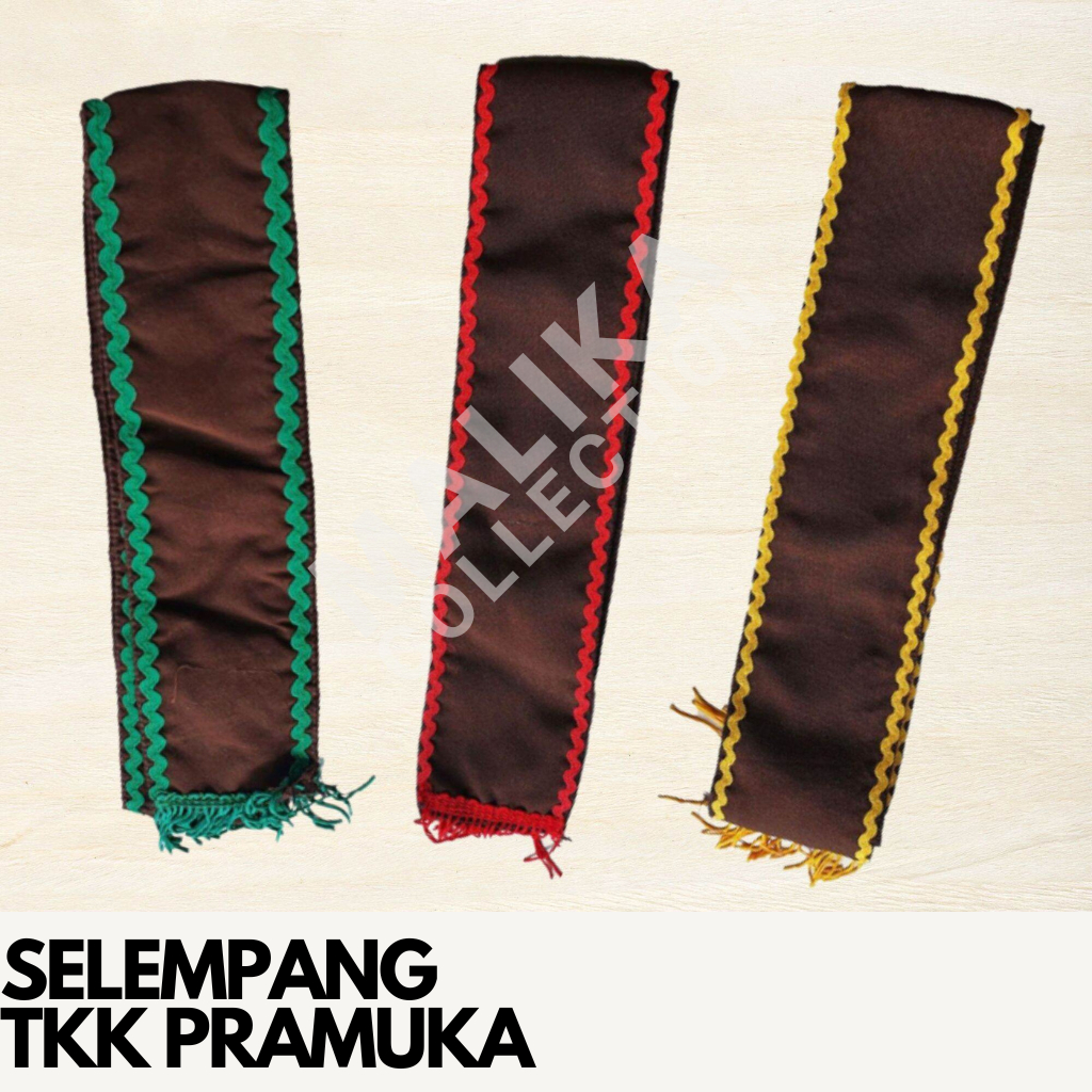 Selempang Pramuka Selempang TKK Pramuka Siaga Penggalang Penegak Tkk Hijau Merah Kuning