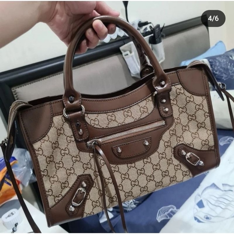 Preloved gc x balen mini city bag Tas Wanita Cantik Murah