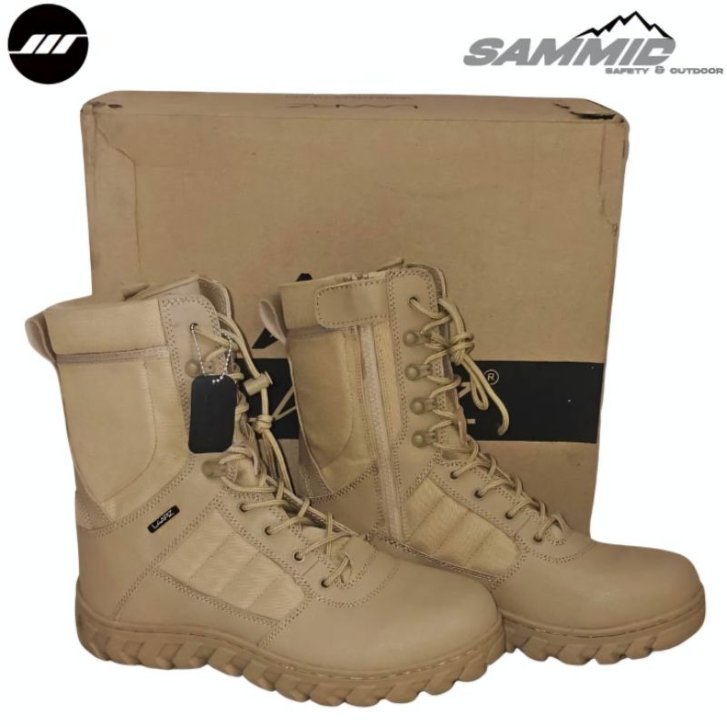 Sepatu Tactical PDL - LAARZ SAHARA cream