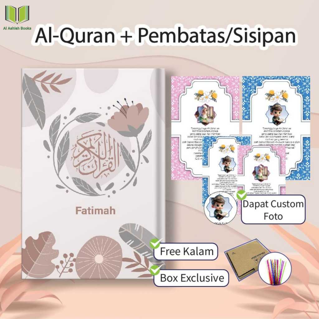 Al Qur'an Ukuran A6 A5 Ada Latin Per Kata Terjemahan Free Tulis Nama Di Cover / Alquran Hard Cover A