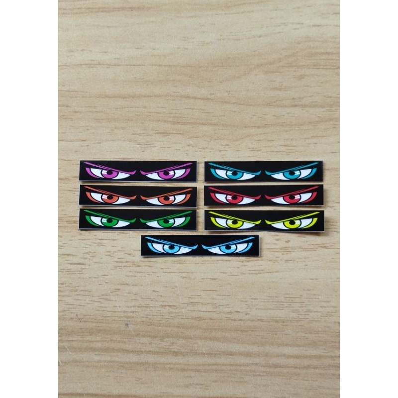 

sticker mata untuk mainan miniatur bus telolet isi 7 sticker