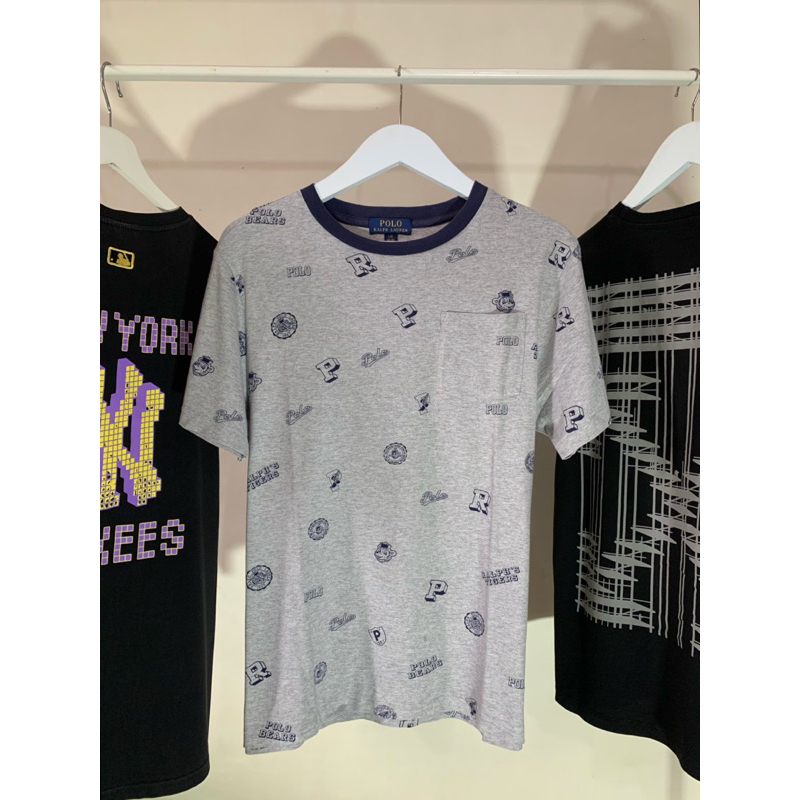 KAOS POLO RALPH LAUREN FULL PRINT SECOND BRANDED