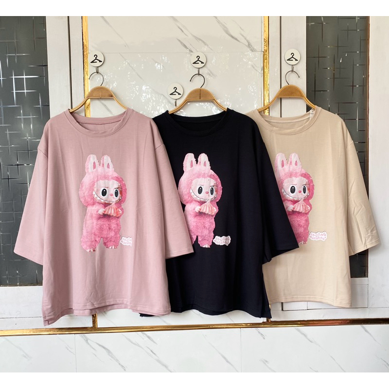 atasan labubu atasan oversize wanita kaos import atasan wanita jumbo kaos jumbo wanita