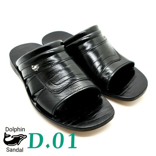 Sandal Kulit Pria Sandal Dolphin Original Kulit Asli Sandal Pria Kulit Asli