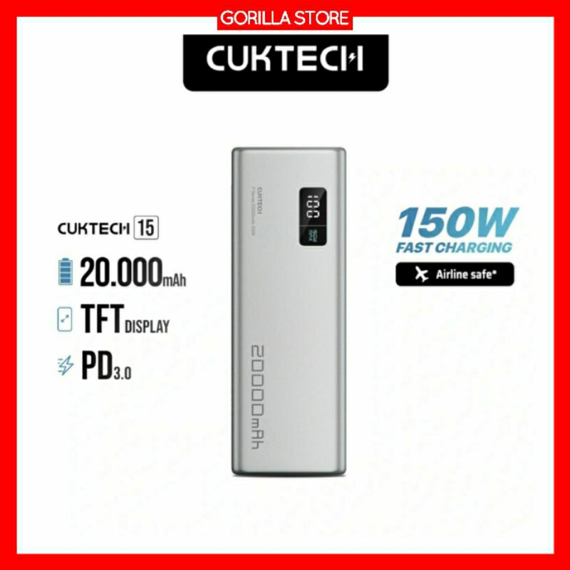 CUKTECH 15 Power Bank 20000mAh 150W MAX