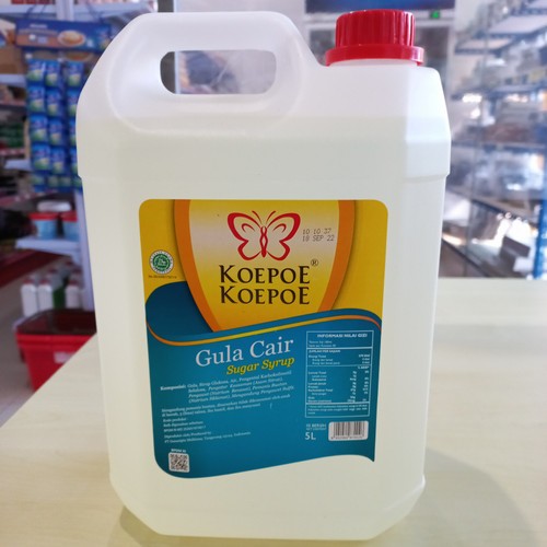 

Koepoe Kupu / Gula Sirup Cair Sugar Syrup / 5 Liter