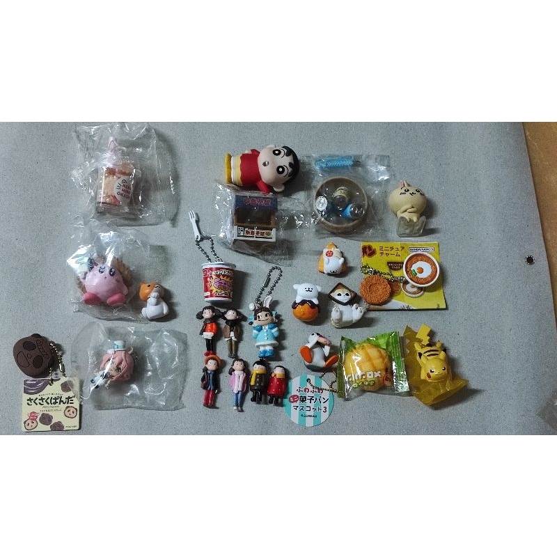 [NEW] Assorted gachapon trinkets gotochi ~ mofusand maltese ramen pekochan shinchan kirby