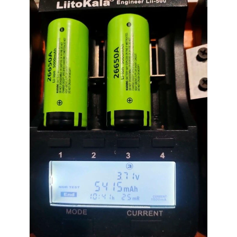 Batrai 26650 likenew   kapasitas 5000mah