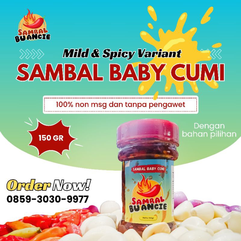 

Sambal Baby Cumi Spicy 150 Gram