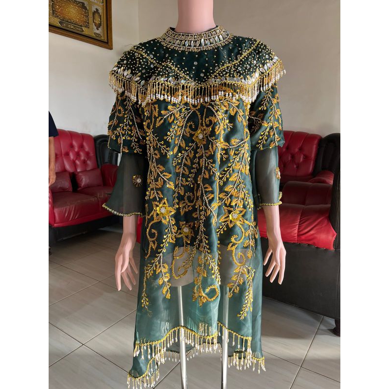 Baju pengantin payet, baju lakbu adat bugis Makassar, baju pengantin payet