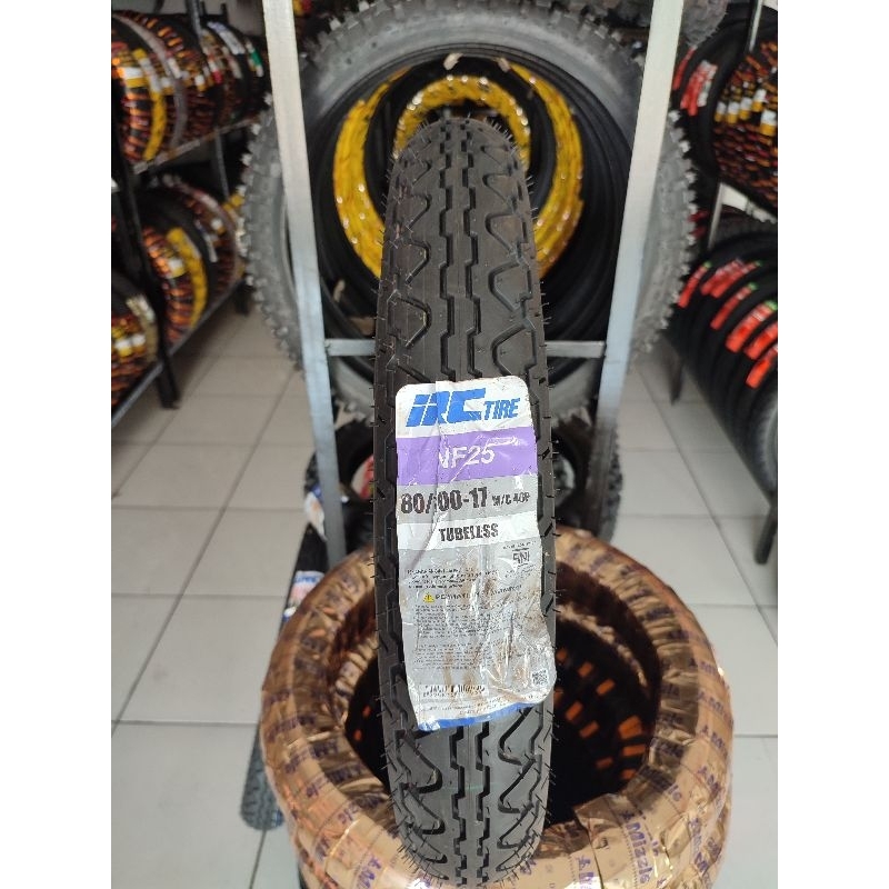 BAN MOTOR TUBLESS IRC NF25 80/100-17 STANDAR HONDA VERZA DEPAN