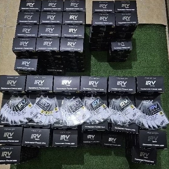 Kail Pancing IRV Tounament Hook Ukurab No 1,2,3,4,5,6,7, 8, 9 & 10. Irvan Ikan Channel