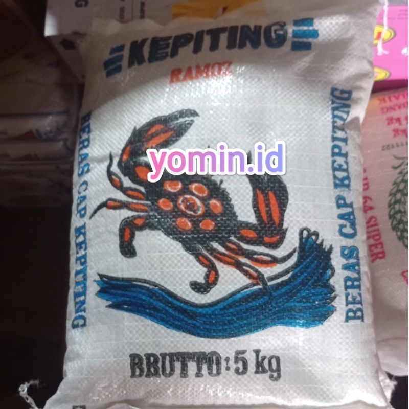 

Beras 5kg Kepiting Ramoz/ 10kg Beras Cap Kepiting