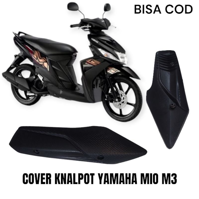 COVER KNALPOT YAMAHA MIO M3 125 / PELINDUNG KNALPOT MIO M3 MODEL SEPERTI ORIGINAL YAMAHA