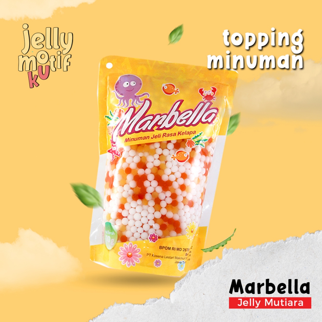 

Topping Minuman Jelly Motif Mutiara Marbella 500gr