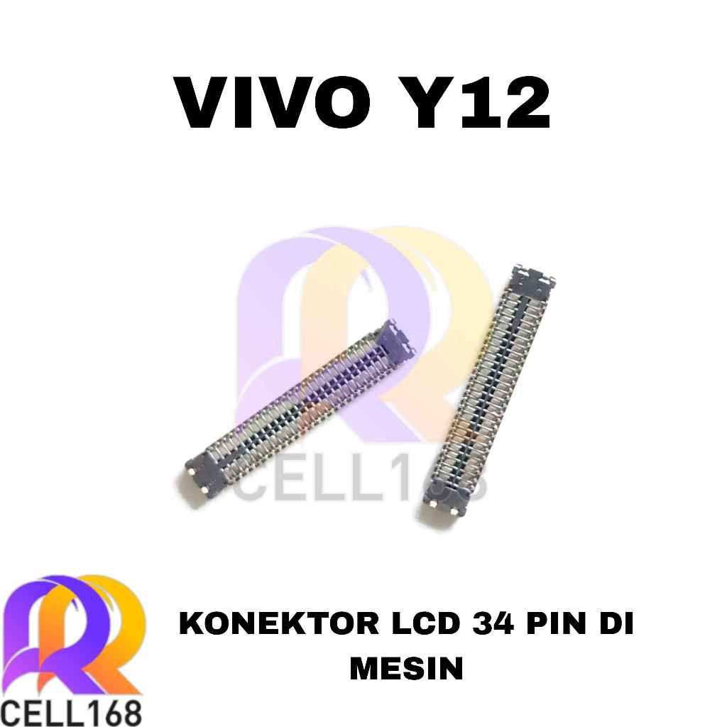 KONEKTOR LCD VIVO Y12 SOKET CONNECTOR LCD FPC DIMESIN