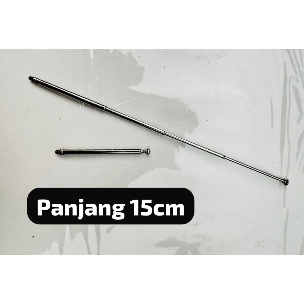 Antena Radio FM/AM 4 Stick Antena Remote Control Universal Multi Fungsi 15cm