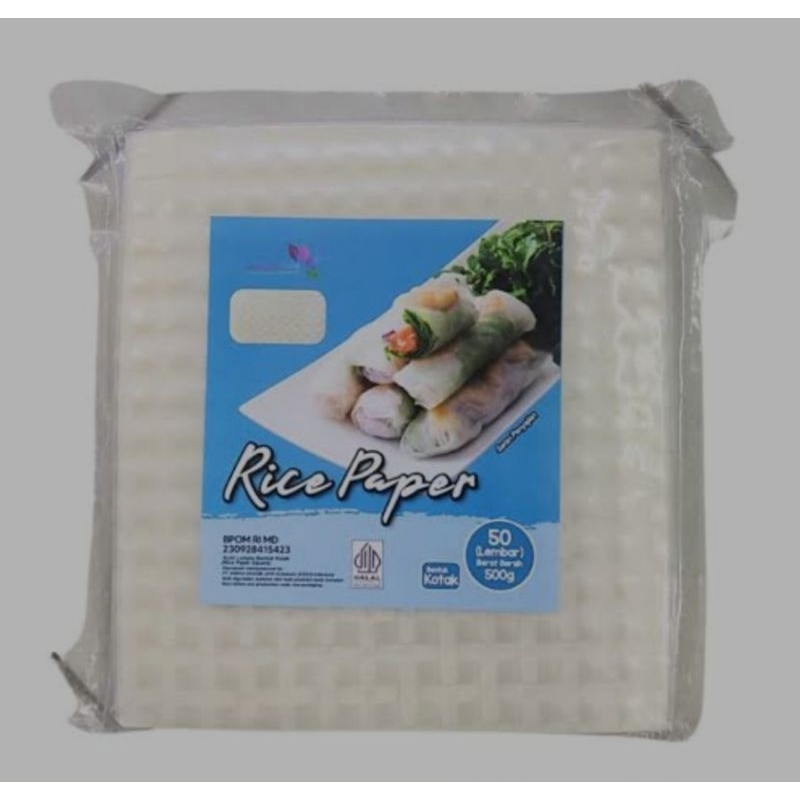 

JSF Rice Paper kotak 500 gram isi 50 Lembar