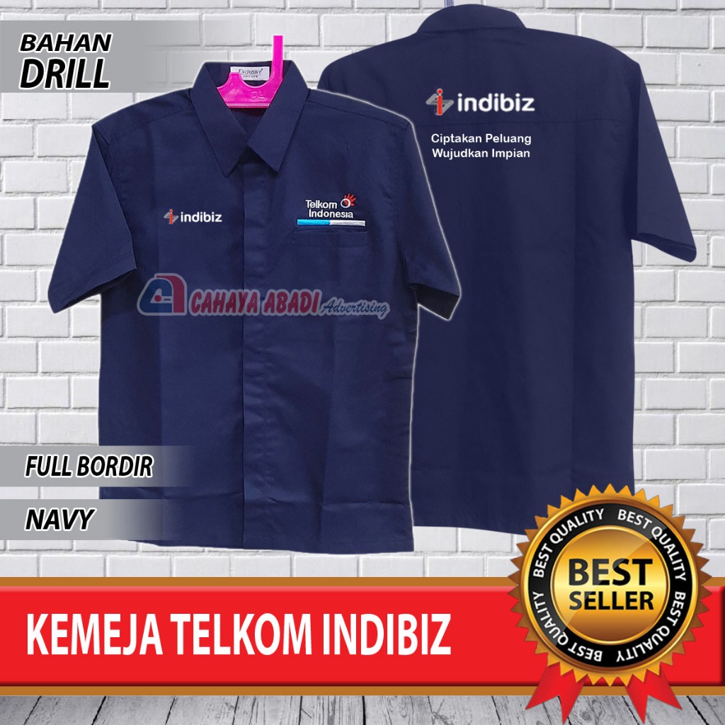 Kemeja Telkom Indibiz Seragam Telkom Indibiz Baju Telkom Indibiz