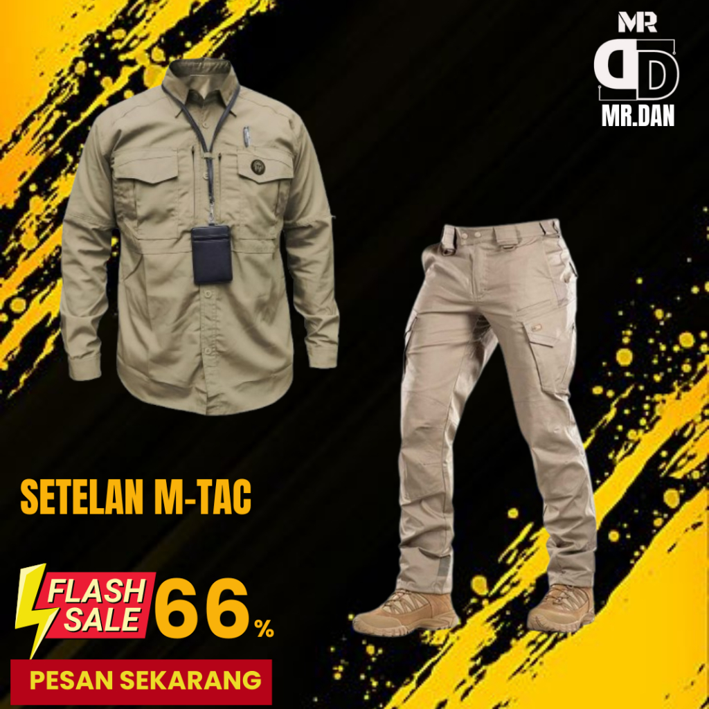 Setelan Kemeja M TAC ORIGINAL Celana Cargo M TAC Baju Reskrim Outdoor Activities Kemeja Tactical