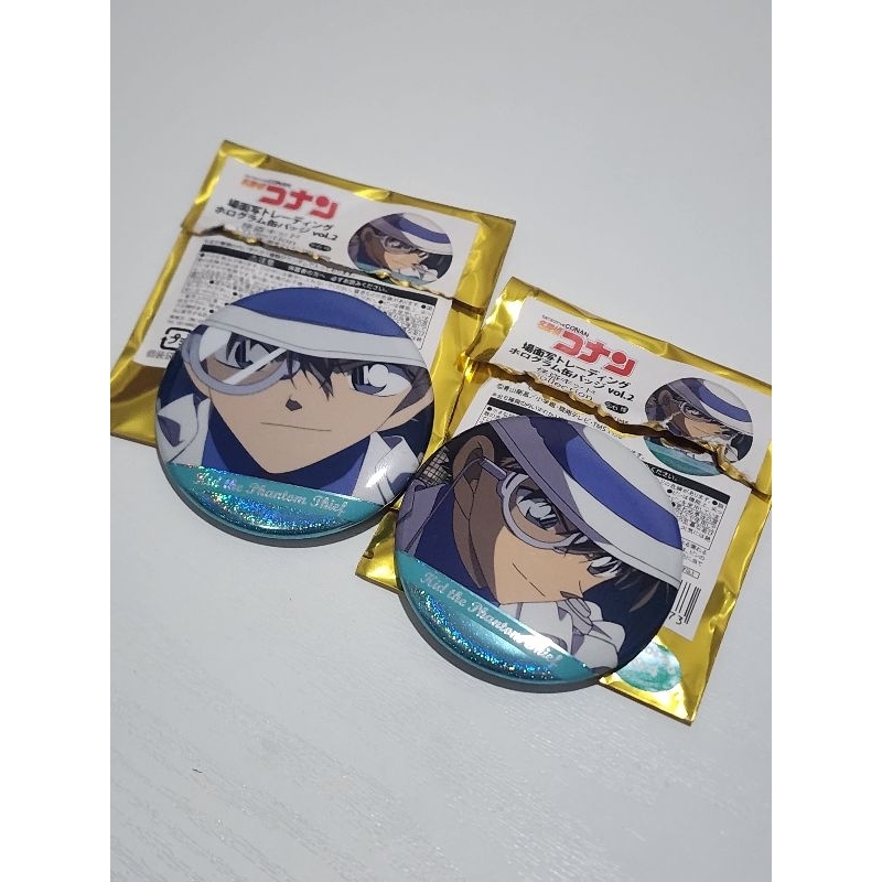 [DETECTIVE CONAN OFFICIAL MERCH] KAITO KID PIN BADGE