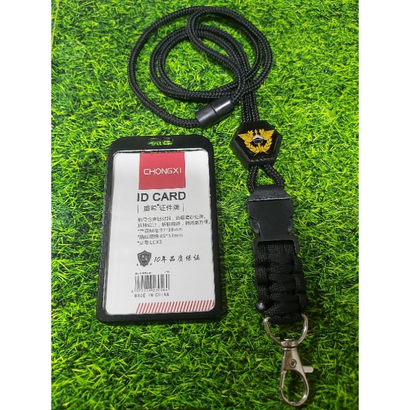 

lanyard hexa tali gantungan id card holder custom logo bea dan cukai beacukai