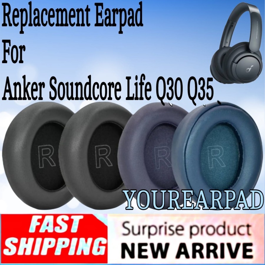 Earcup Foam Earpad Cushion Anker Soundcore Life Q30 Q35