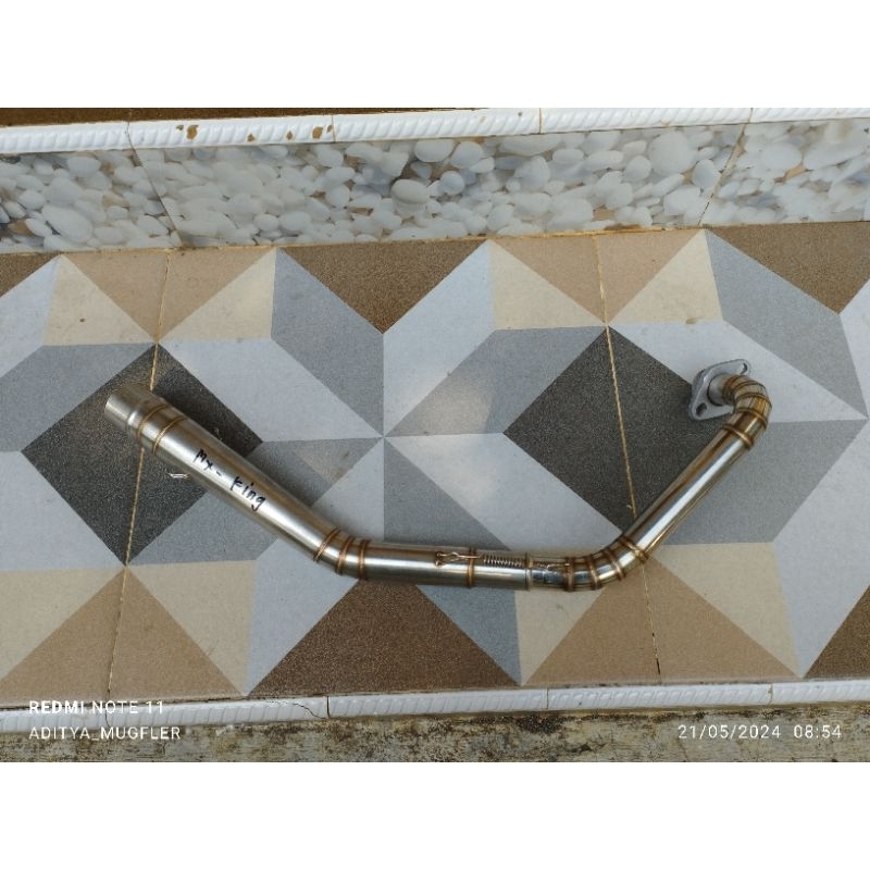 PIPA KNALPOT ROAD RACE MX KING LEHER MX KING ROAD RACE FULL CACING MX NEW MX KING LEHER KNALPOT RACI