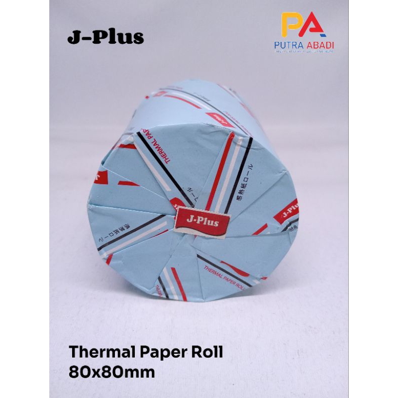 

Satu Roll J-Plus Kertas Kasir Thermal Register Roll 80x80mm