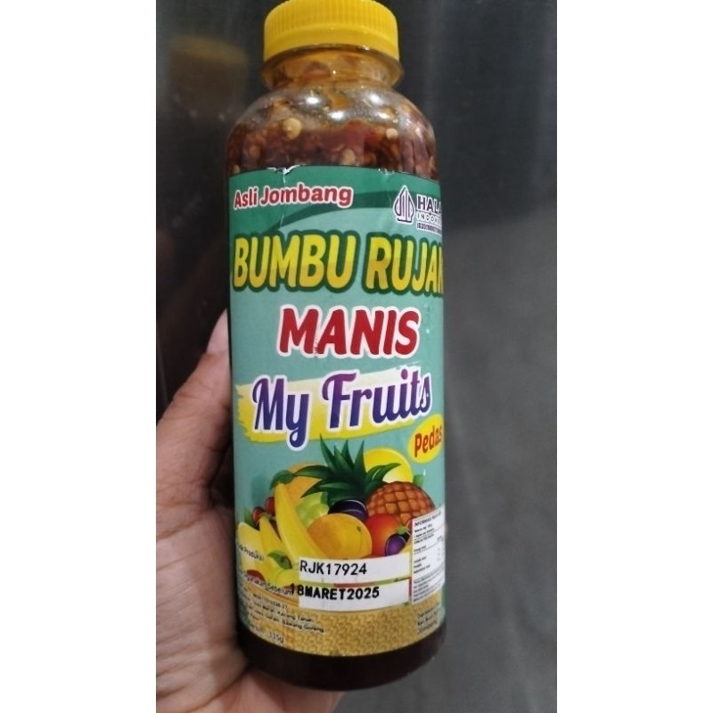 

Sambel Bumbu Rujak Botol Varian Pedes