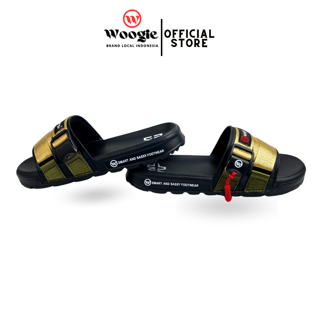 Sandal Woogie Carlo Selop Pria Wanita Tali Casual Premium
