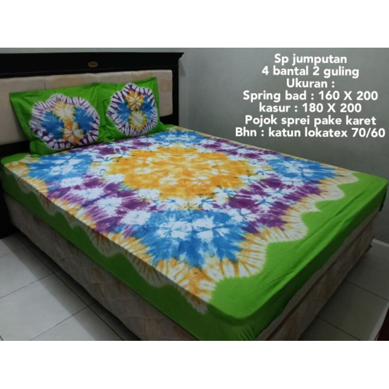 Sprei katun tebal batik Pekalongan ukuran 180x200