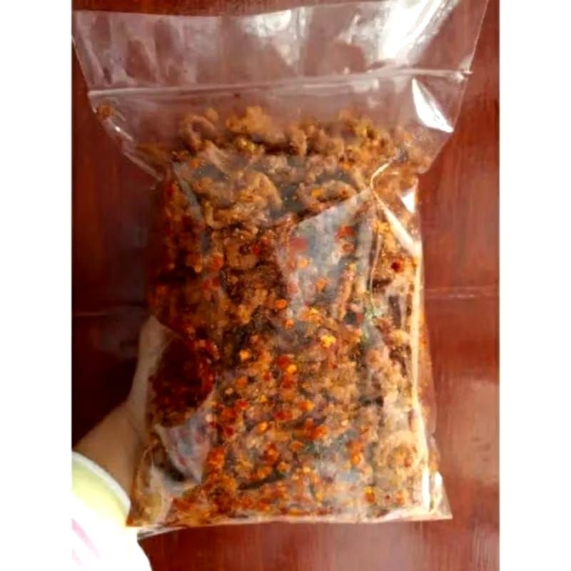 

usus ayam pedas daun jeruk 100gr